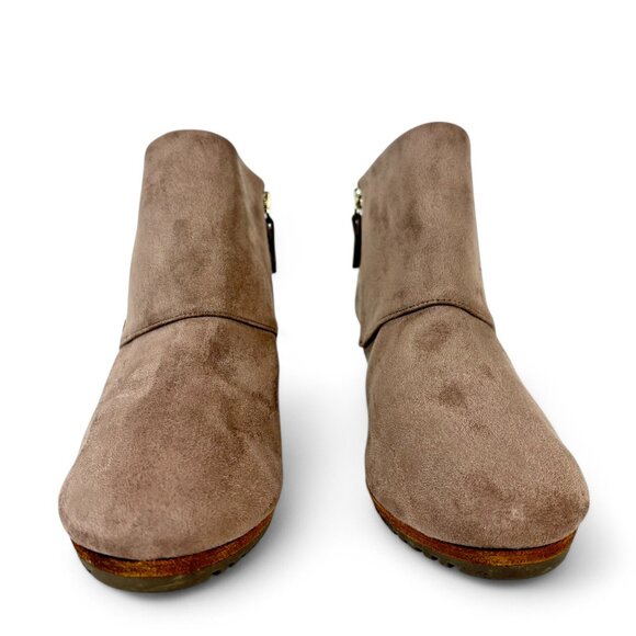 Dr. Scholl's Women's Create Ankle Wedge Booties Size 9.5M Taupe Brown - Picture 5 of 15